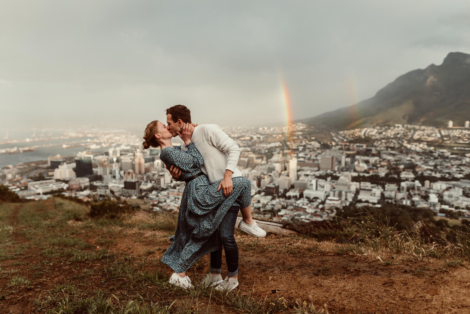 Double Rainbow Love Story in Cape Town by Cr8tive Duo