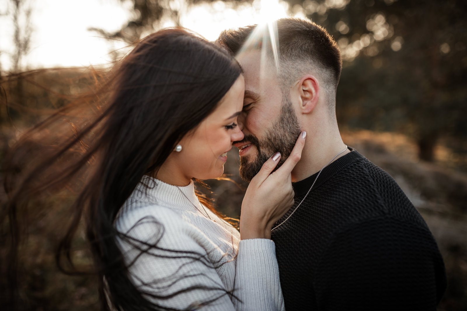 Intimate Couple Shooting in the Heathland by Franzi & Mirco Photography