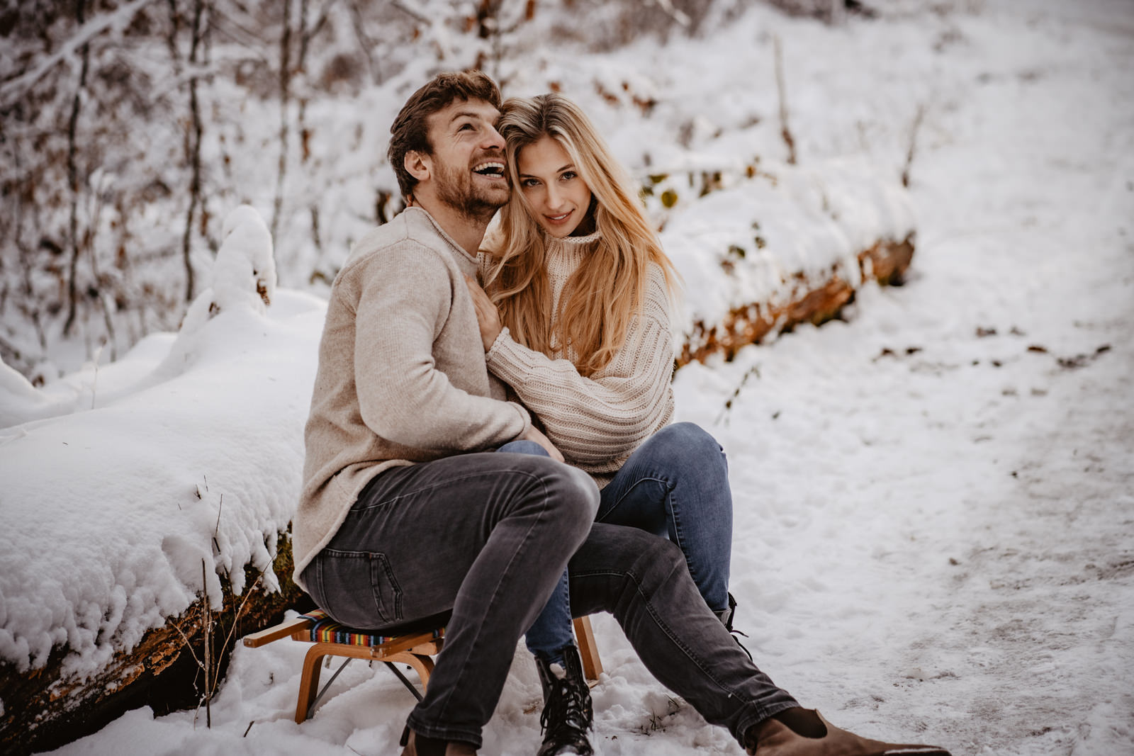 Sunshine Lovers in the Snow by Alexandra Weirich Photography › Beloved ...